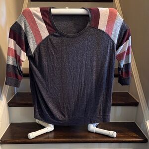 Market & Spruce Multicolor Striped Top